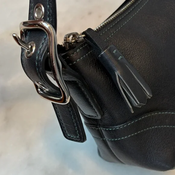 Coach Vintage Y2K Hampton Baguette Leather Soho Mini Bag - HTF - Picture 12 of 16